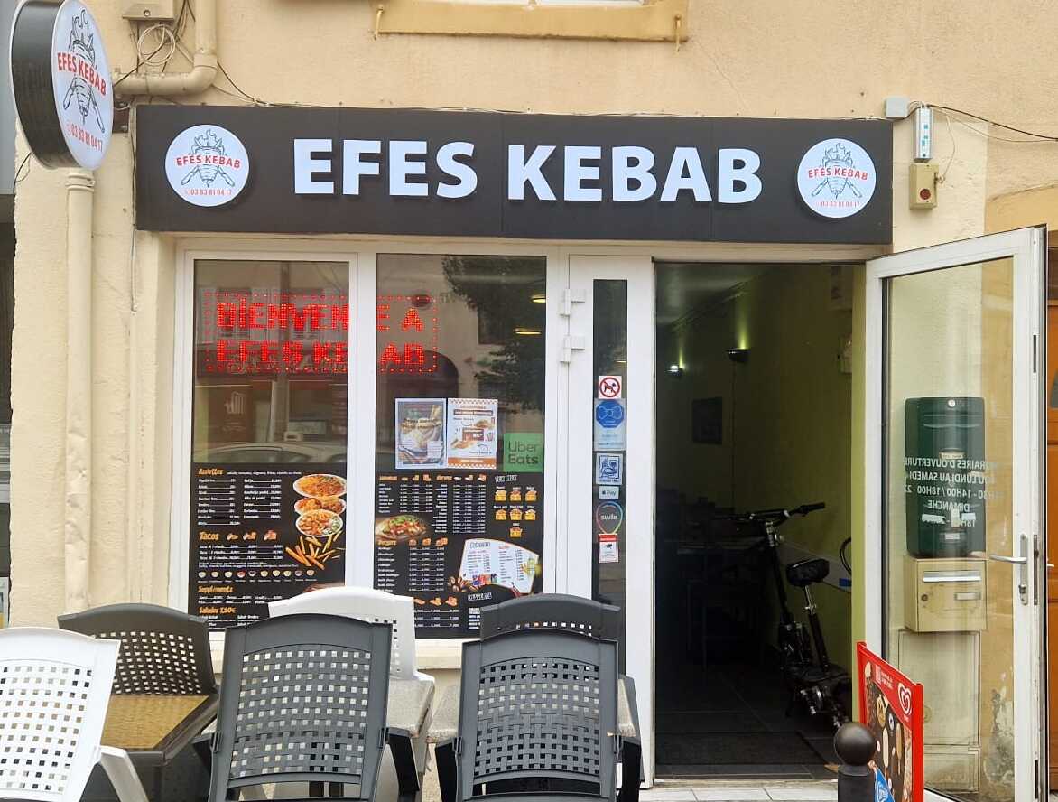 Intérieur du restaurant Efes Kebab